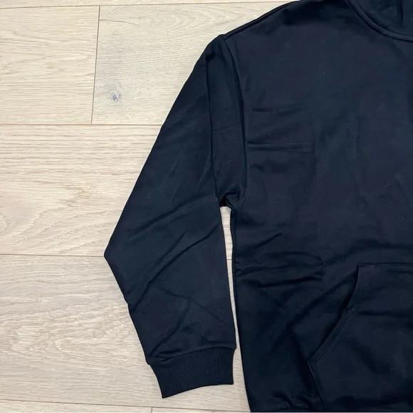 ALO Yoga Unisex Black Zip-Up Hoodie and Jogger Set - Picture 4 of 15